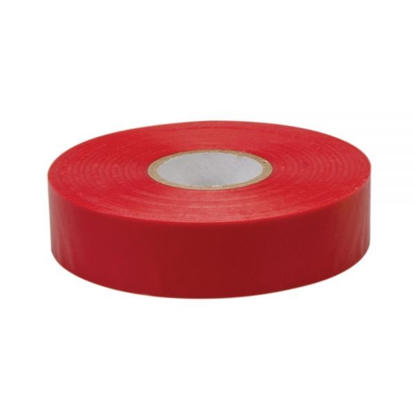 19mm x 33m Red PVC Electrical Tape - Image 1
