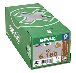 Spax T-Star Plus washer-head Wirox coated 6.0 x 160mm T30 - Image 1