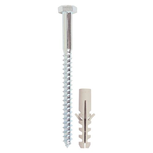Coach Screws With Nylon Plug 6 x 60mm (Bag 2) - Image 1