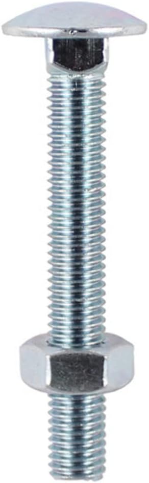 Carriage Bolt & Hex Nut - BZP M12 x 250 (Box of 10) - Image 1