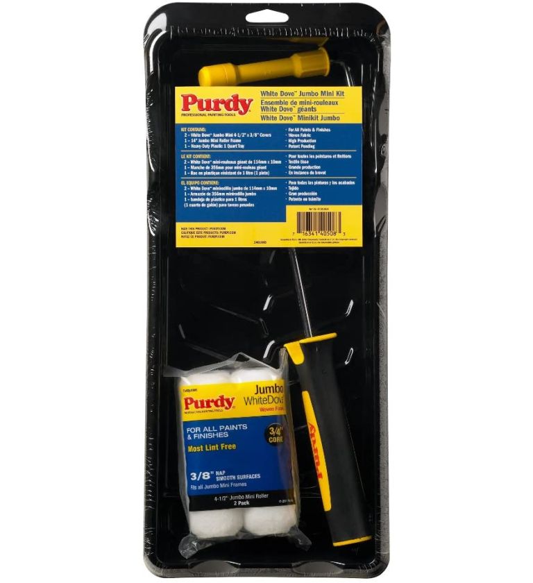White Dove Mini Jumbo Roller Starter Kit 4.5" - Image 1