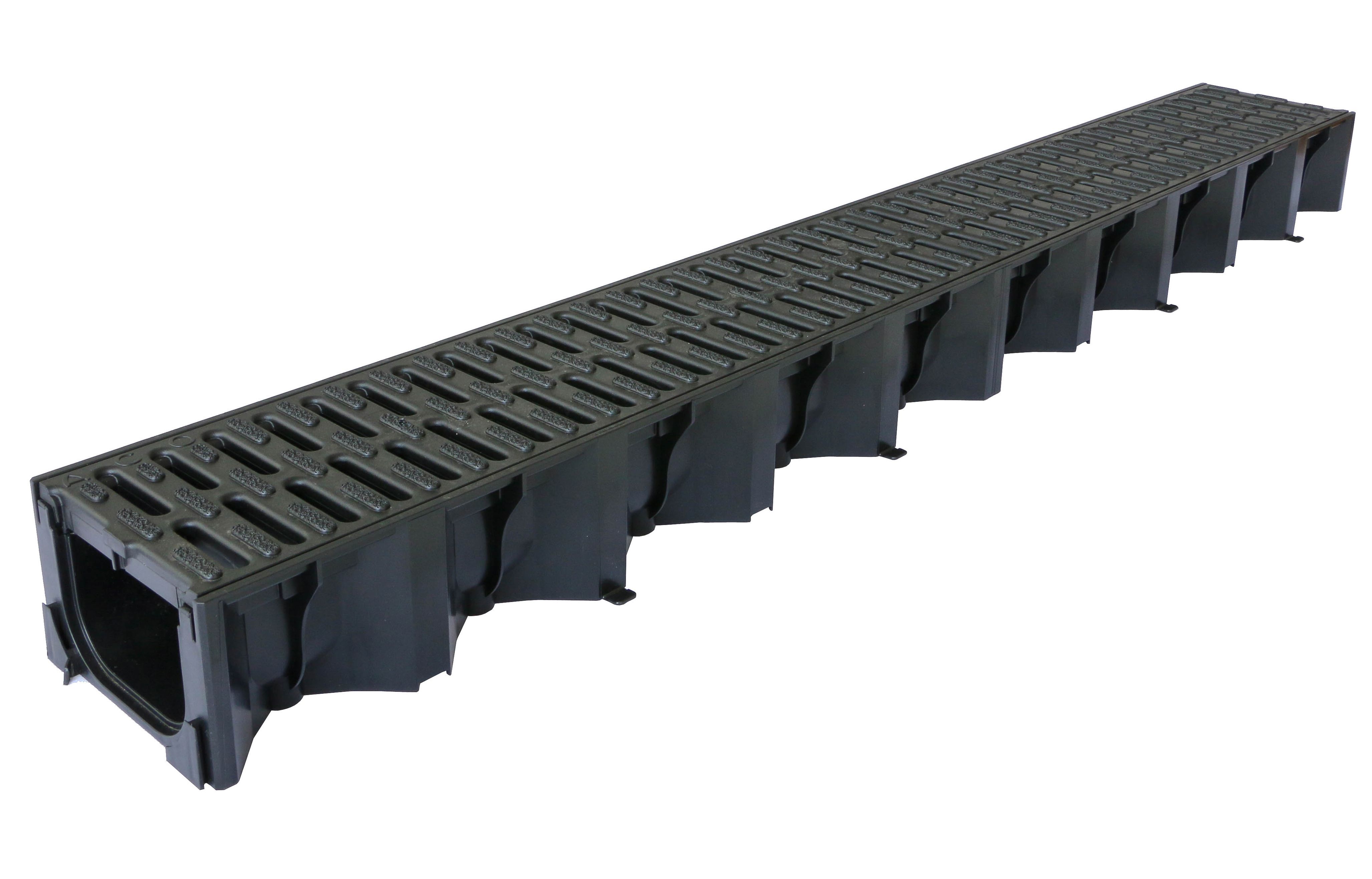 ACO Plastic Channel With Grating A15 (1000X125X80mm) - Image 1
