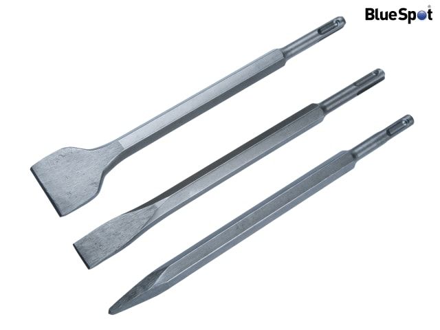 BLUE SPOT SDS CHISEL SET 3PCE CODE 20012. - Image 1