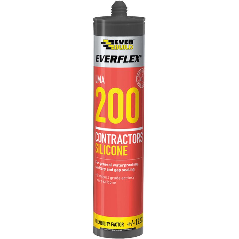 SikaSeal Construction Silicone Brown 295ml - Image 1