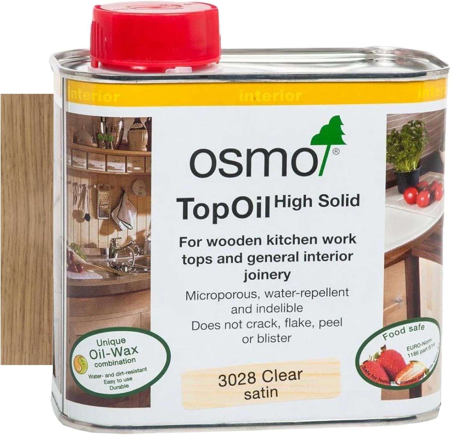 OSMO TopOil Clear Satin 0.5L - Image 1