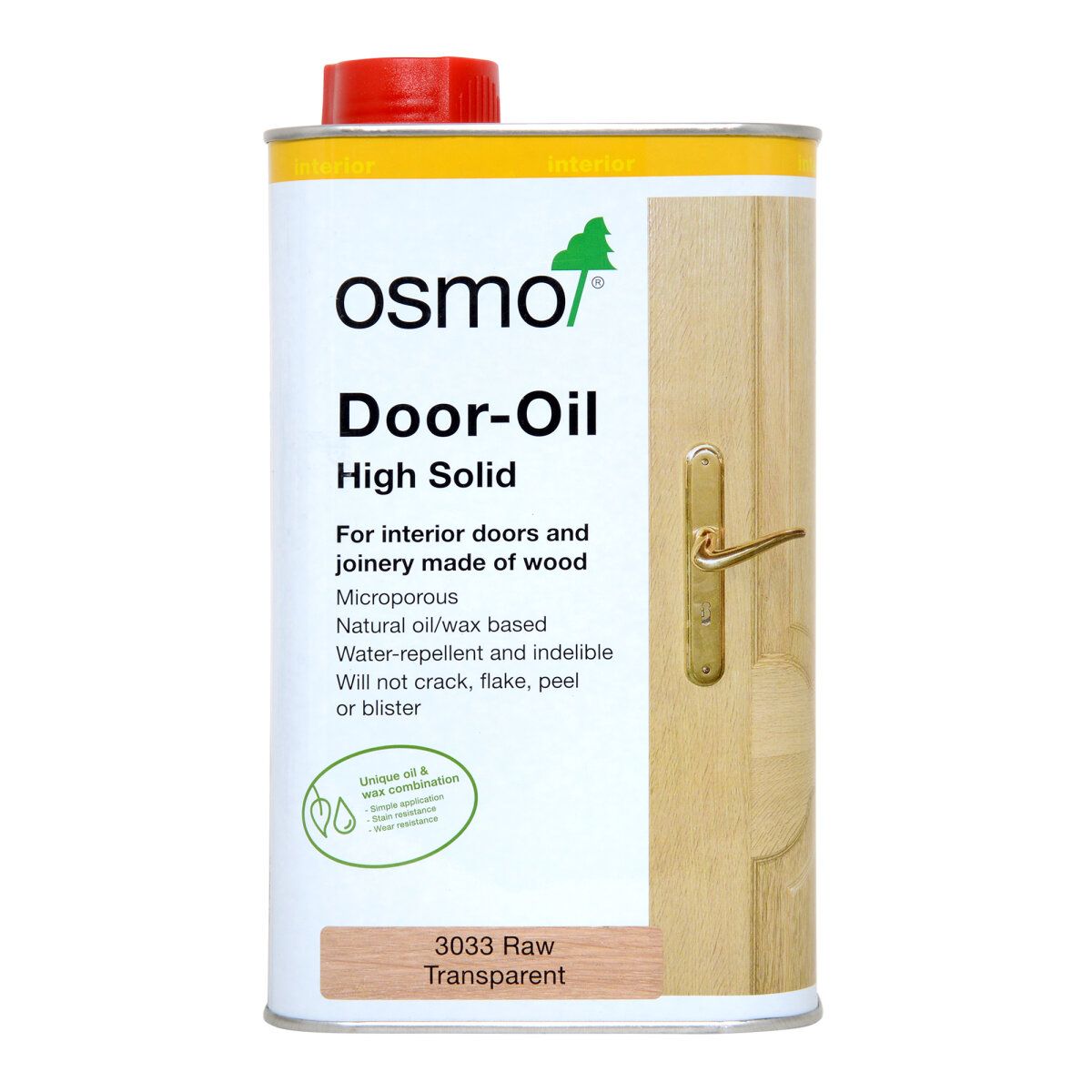 OSMO Door Oil Raw Matt 1L - Image 1