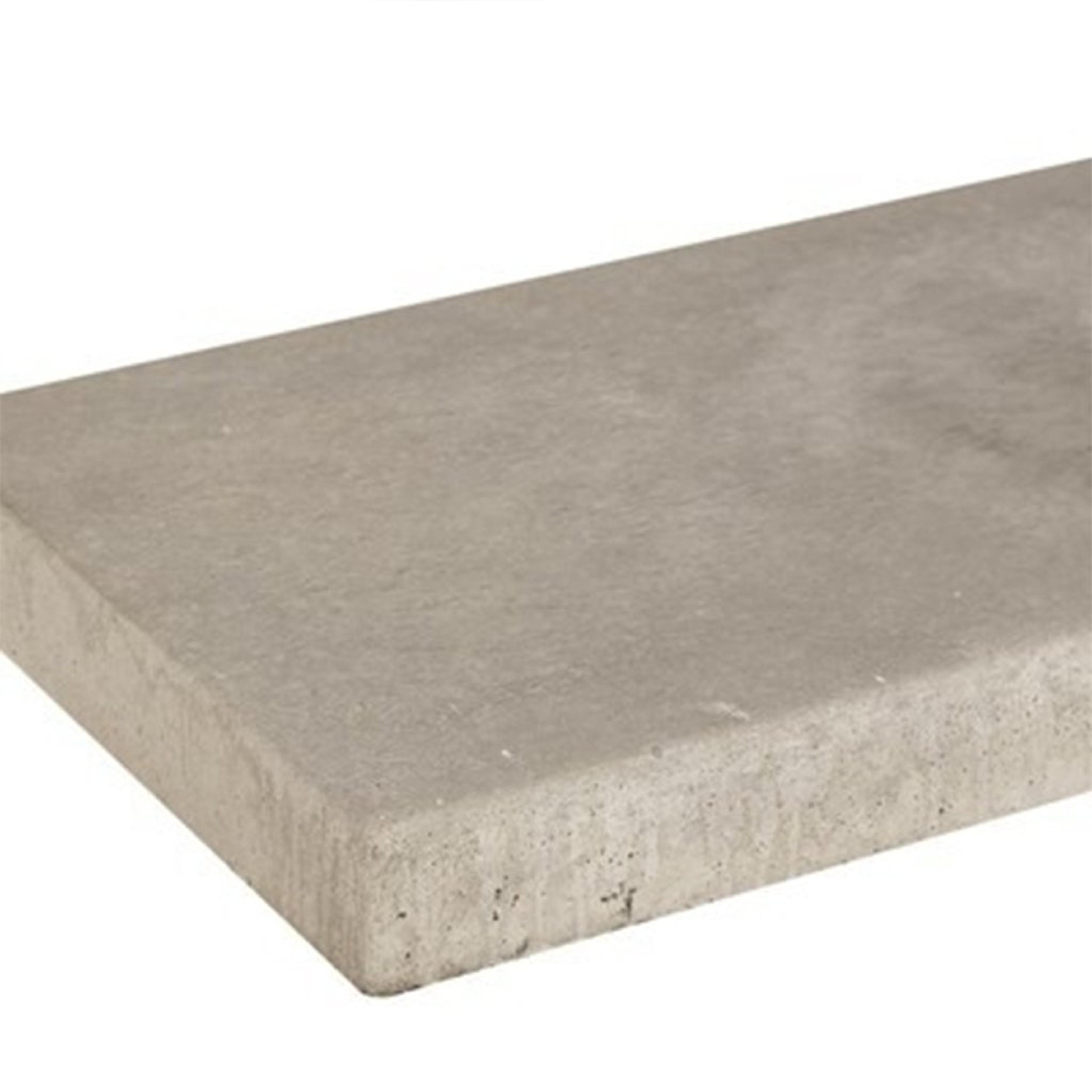 12" Concrete Plain Smooth Gravel Board - Image 1
