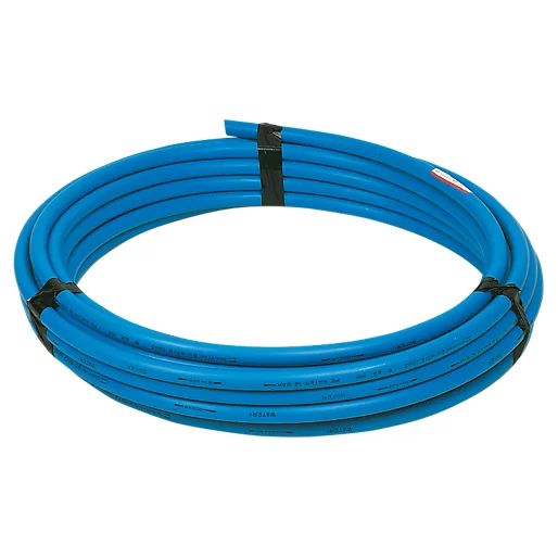 MDPE Pipe 32MM X 25M SDR11 Coil Blue - Image 1