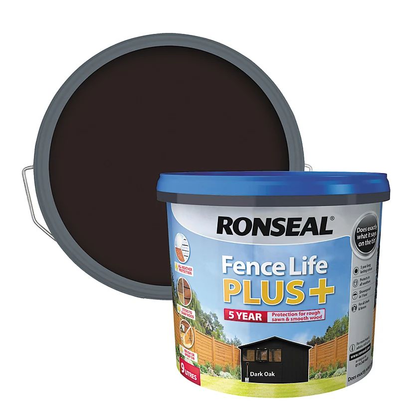 Ronseal Fencelife Plus - Dark Oak 5L - Image 1