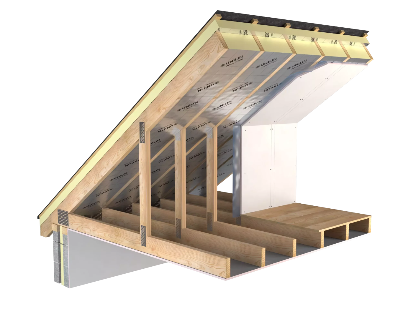 PIR Unilin XT Pitched Roof_Underfloor GP 25mm |1200X2400mm|