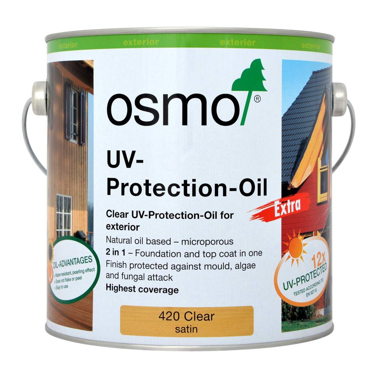 OSMO UV-Protection-Oil Extra Clear Satin 2.5L - Image 1