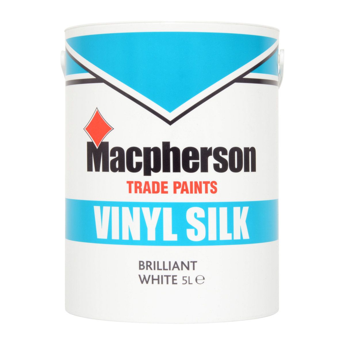 Macpherson Vinyl Silk Emulsion Brilliant White 5L - Image 1