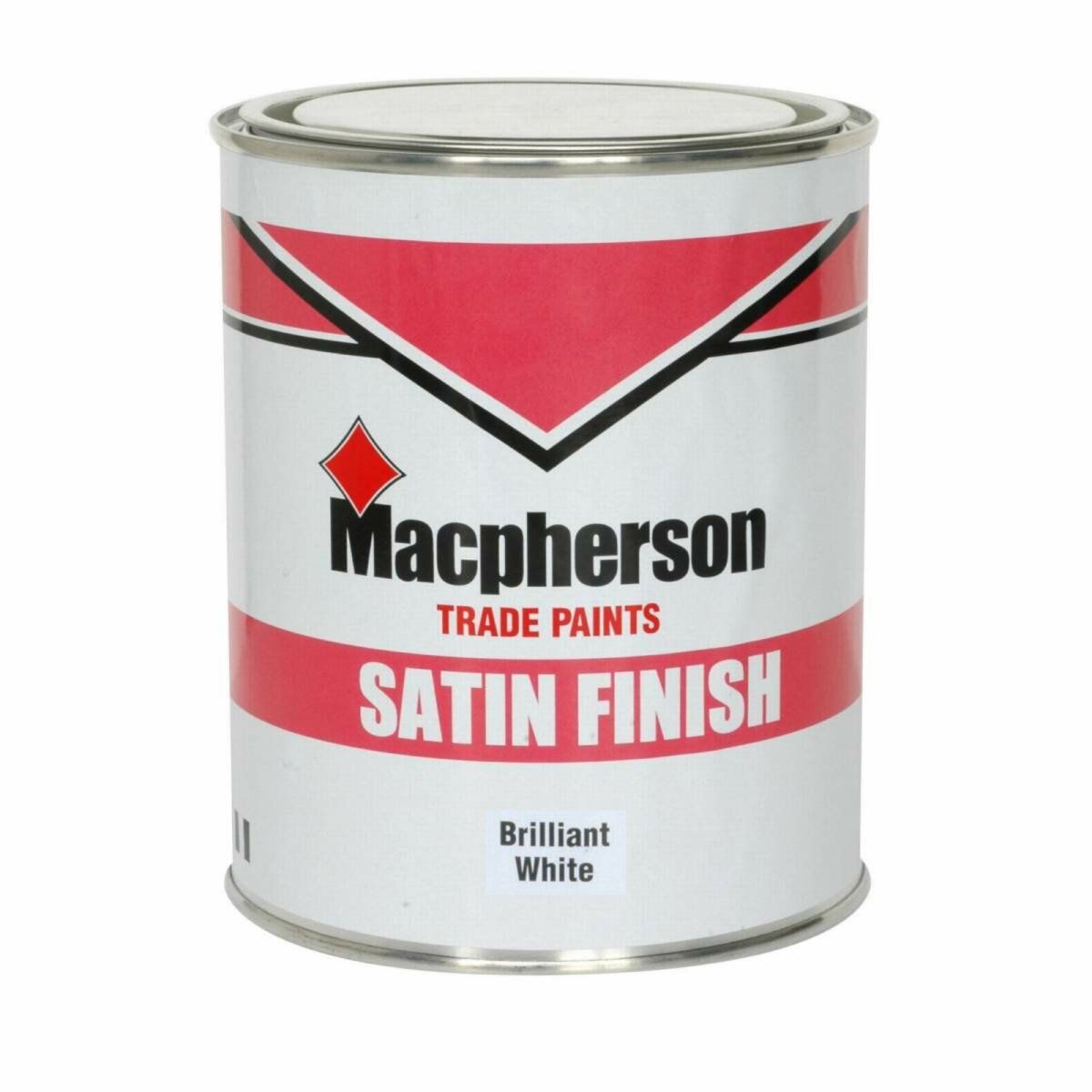 Macpherson Satin Finish Brilliant White 1L - Image 1