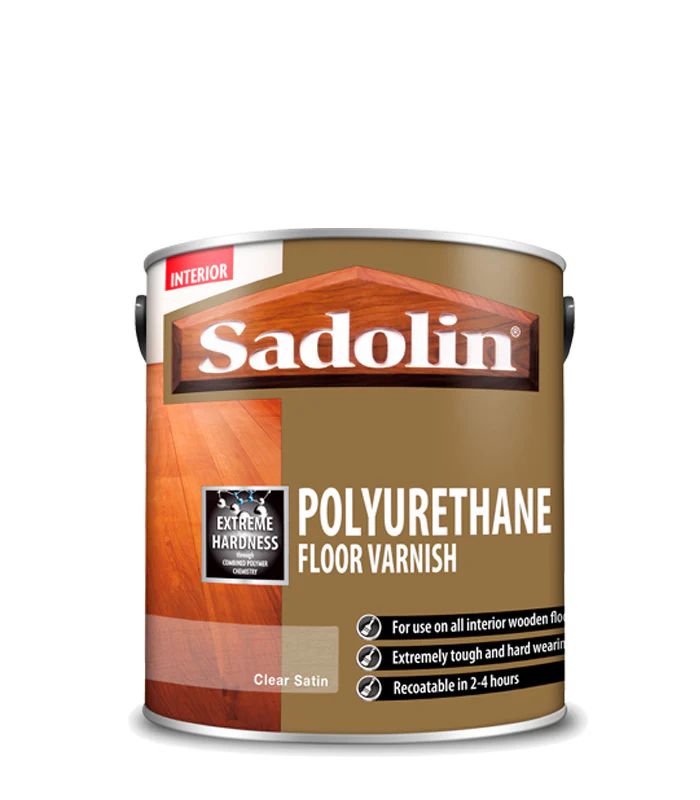 Sadolin Poly Floor Varnish Clear Sat 2.5L - Image 1