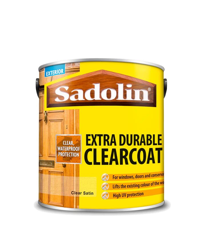 Sadolin ClearCoat Satin Clear 2.5L - Image 1