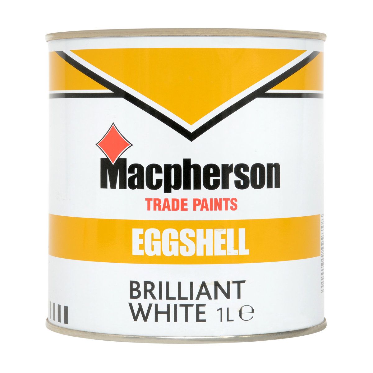 Macpherson Eggshell Brilliant White 1L - Image 1