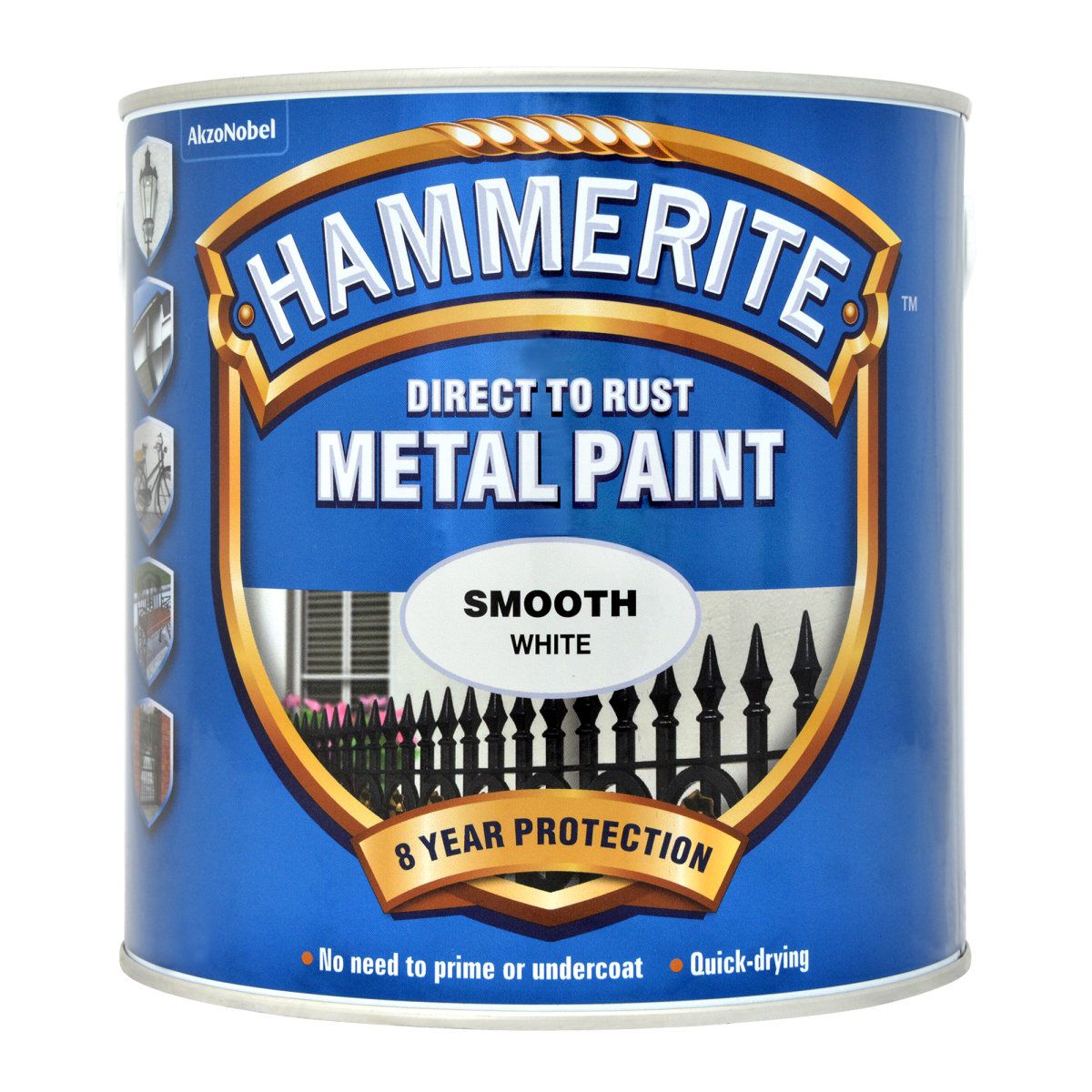 HM Metal Paint Smooth White 2.5L - Image 1