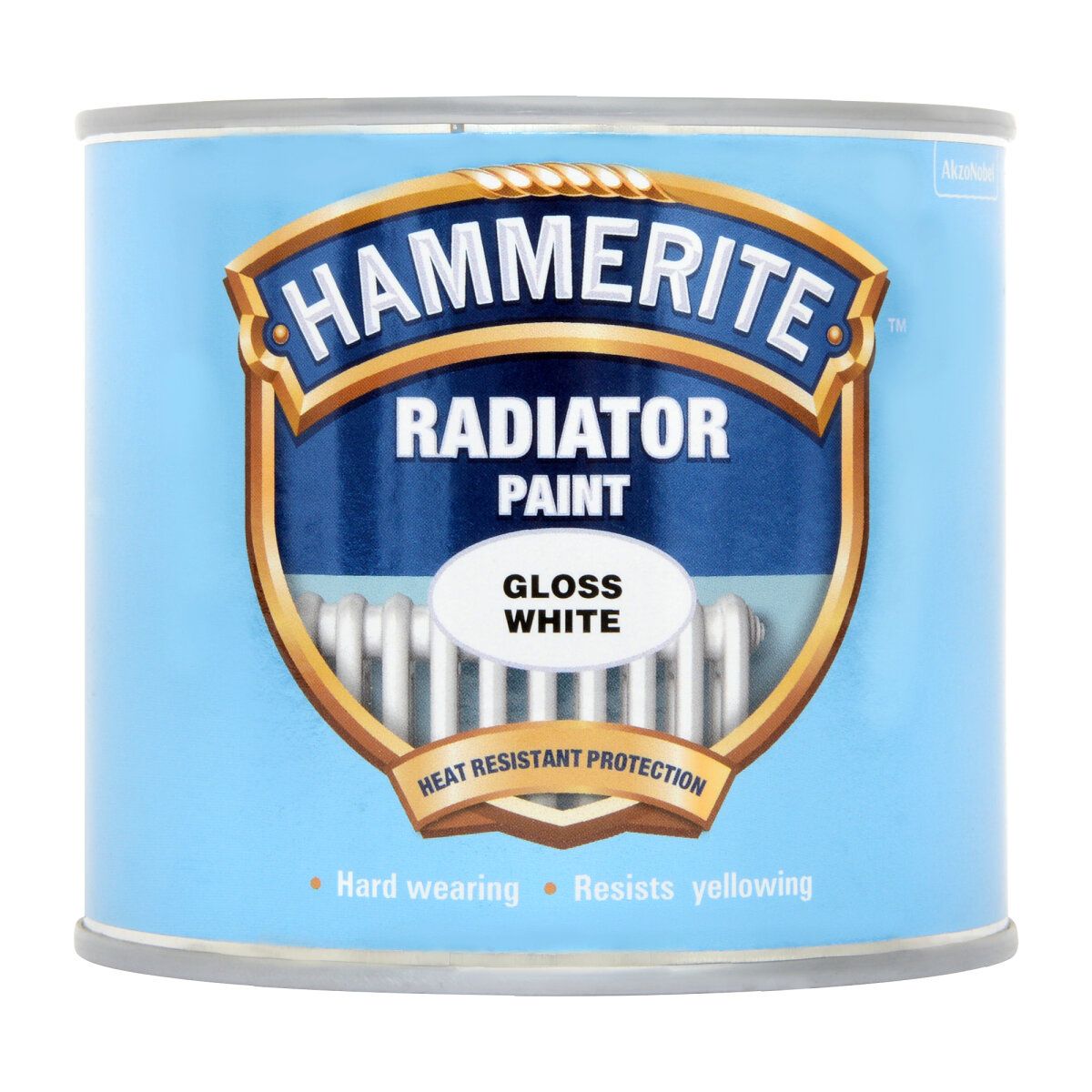 HM Radiator Enamel Gloss White 500ml - Image 1