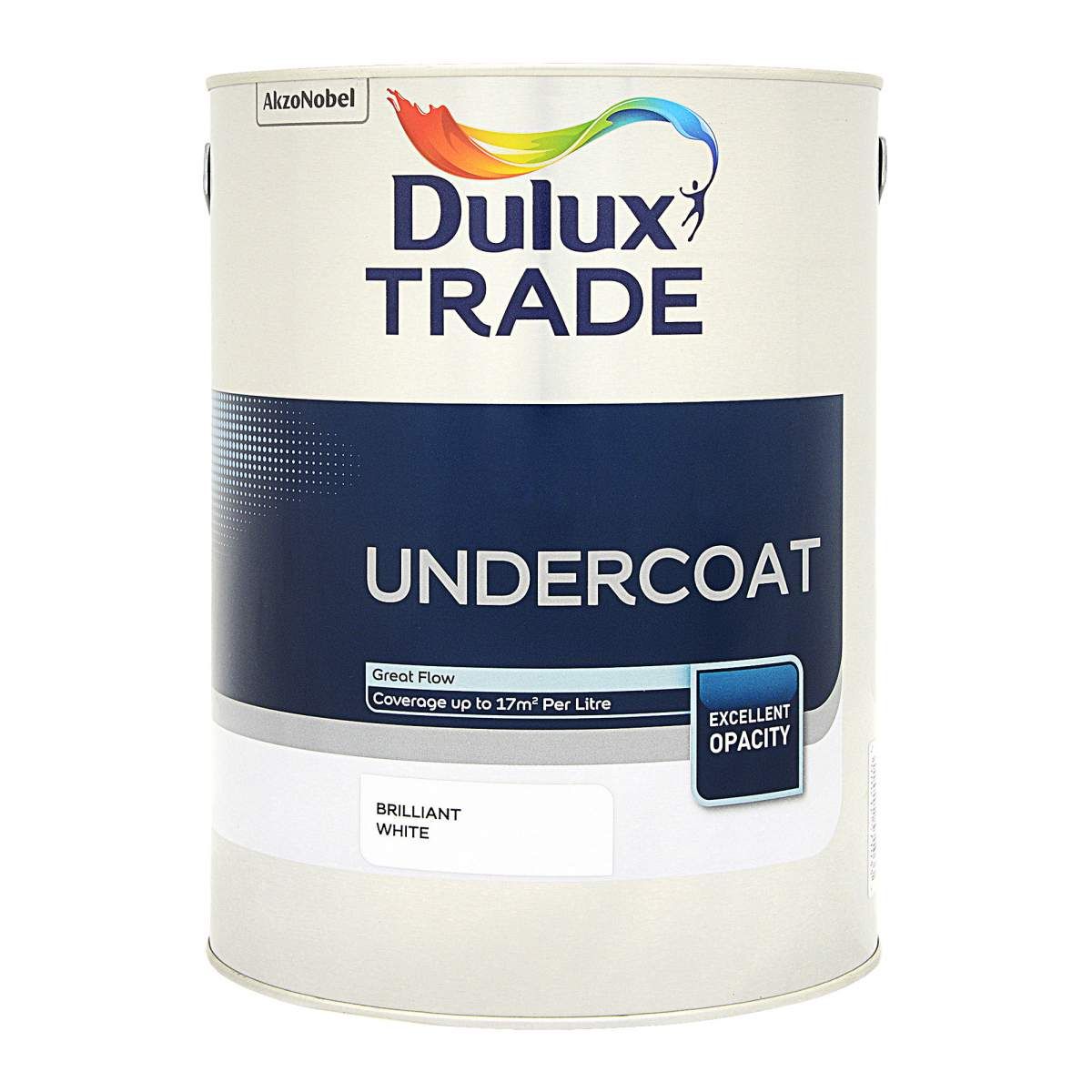 Dulux Trade Undercoat Brilliant White 5L - Image 1