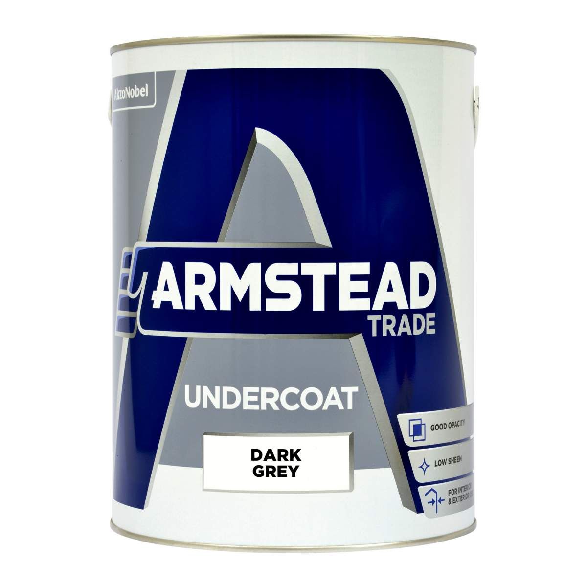 Armstead Trade Undercoat Dark Grey 5L - Image 1