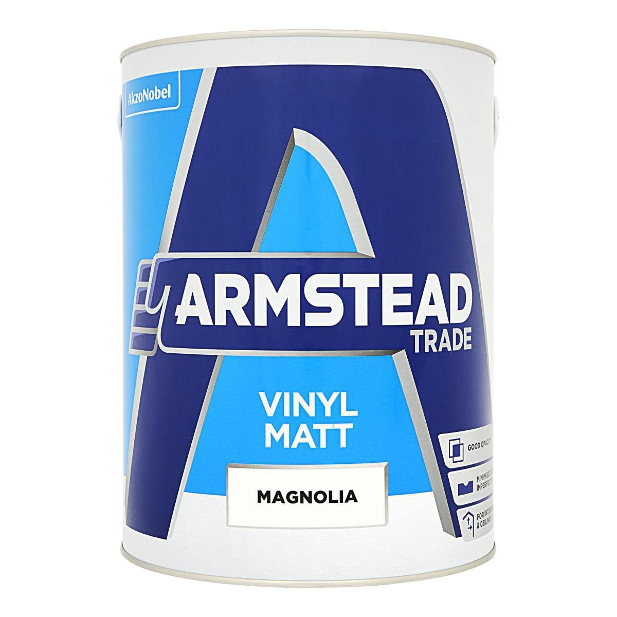 Armstead Trade Vinyl Matt Magnolia 5L - Image 1