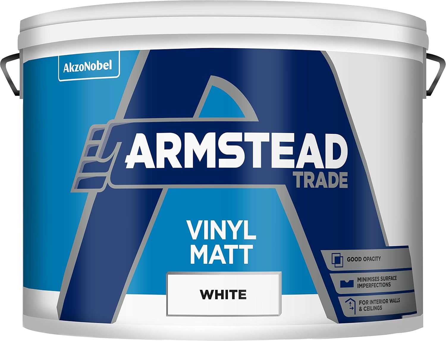 Armstead Trade Vinyl Matt White 10L - Image 1