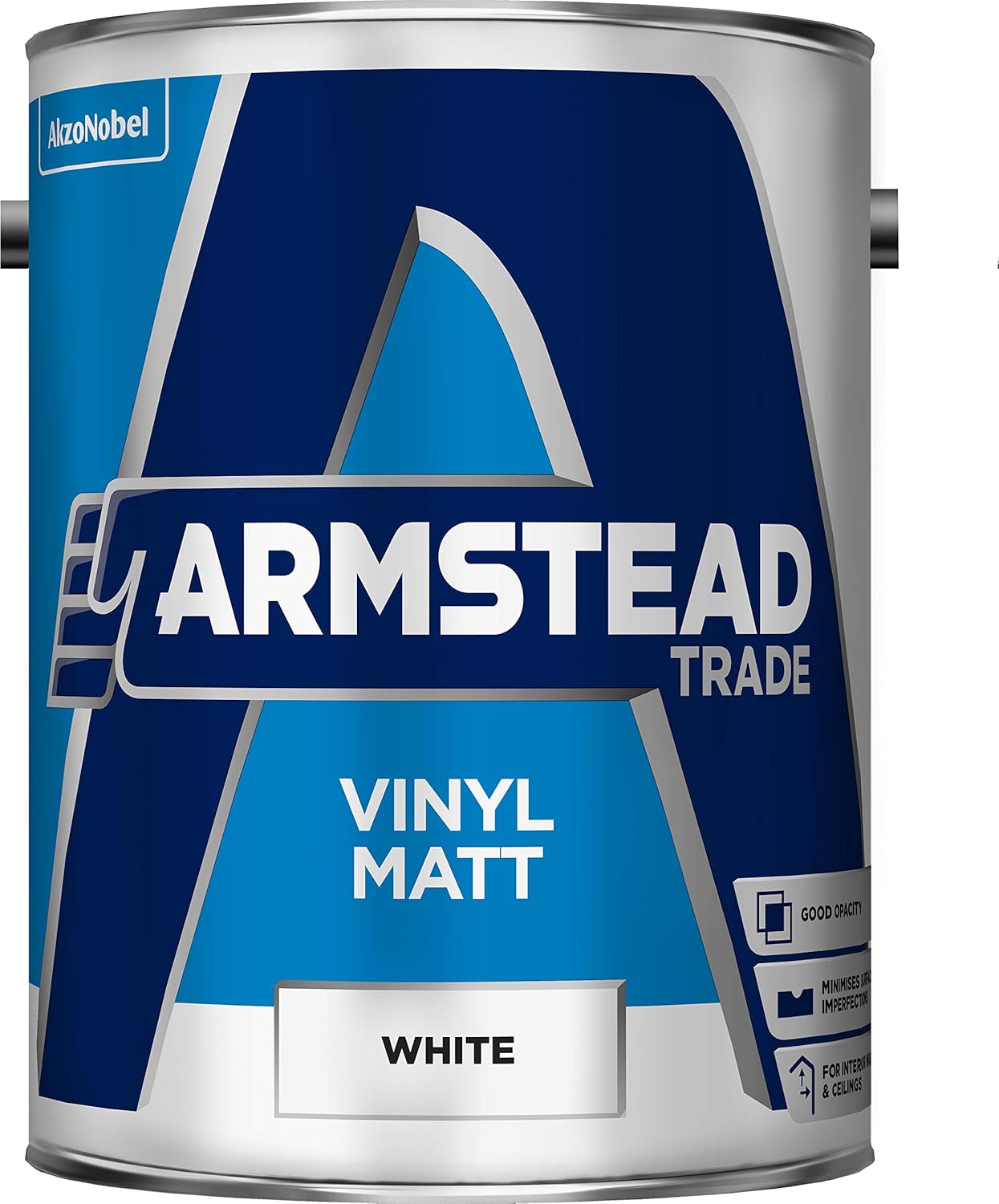 Armstead Trade Vinyl Matt White 5L - Image 1