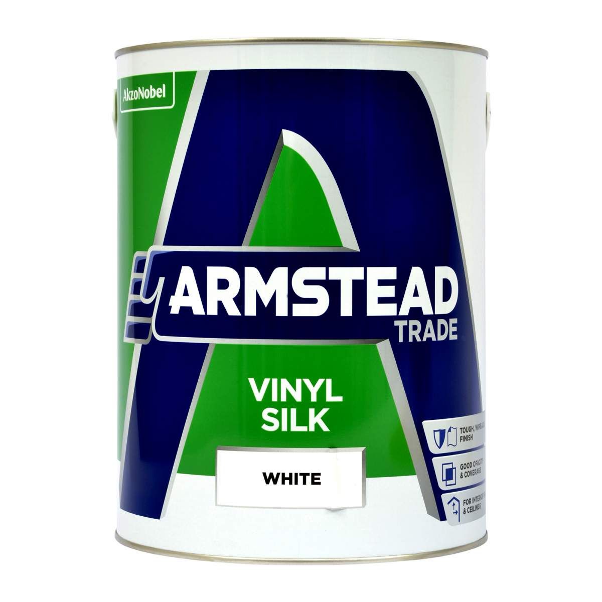 Armstead Trade Vinyl Silk White 5L - Image 1