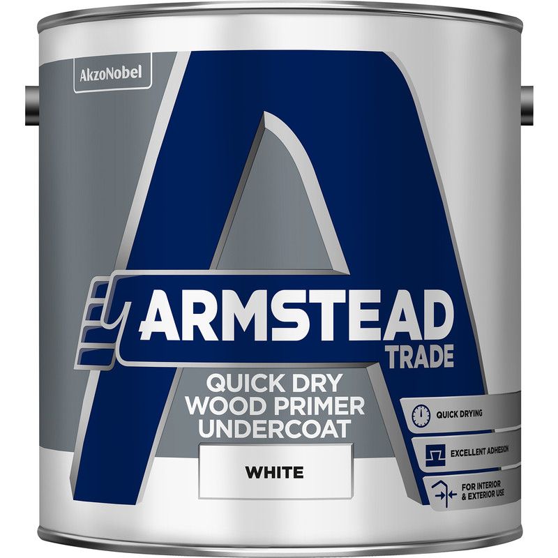 Armstead Trade Wood Primer White 2.5L - Image 1