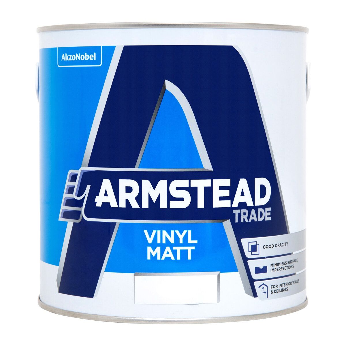 Armstead Trade Vinyl Matt Magnolia 2.5L - Image 1