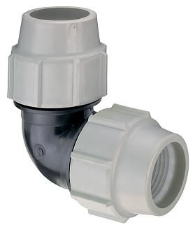 Plasson MDPE 90 Degree Elbow - 25 x 25 (7050DD0) - Image 1