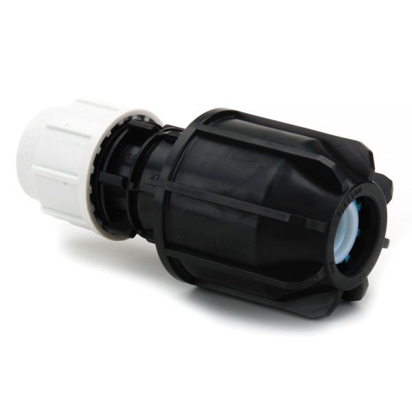 Plasson MDPE Plass4 Universal Coupling 25 x 27-35 (L) - Image 1
