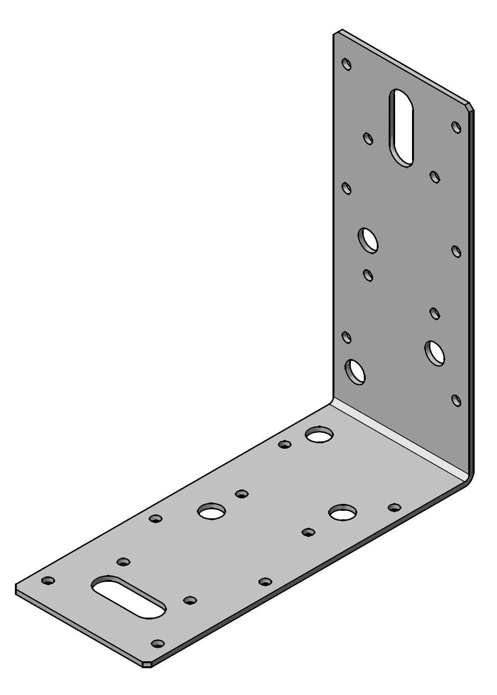 Expamet Angle Bracket 150x150x63mm (AB15015063) - Image 1