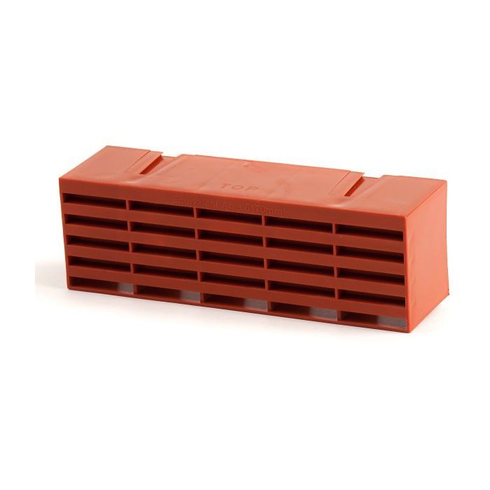 Plastic Air Brick 9 X 3 Terracotta - Image 1