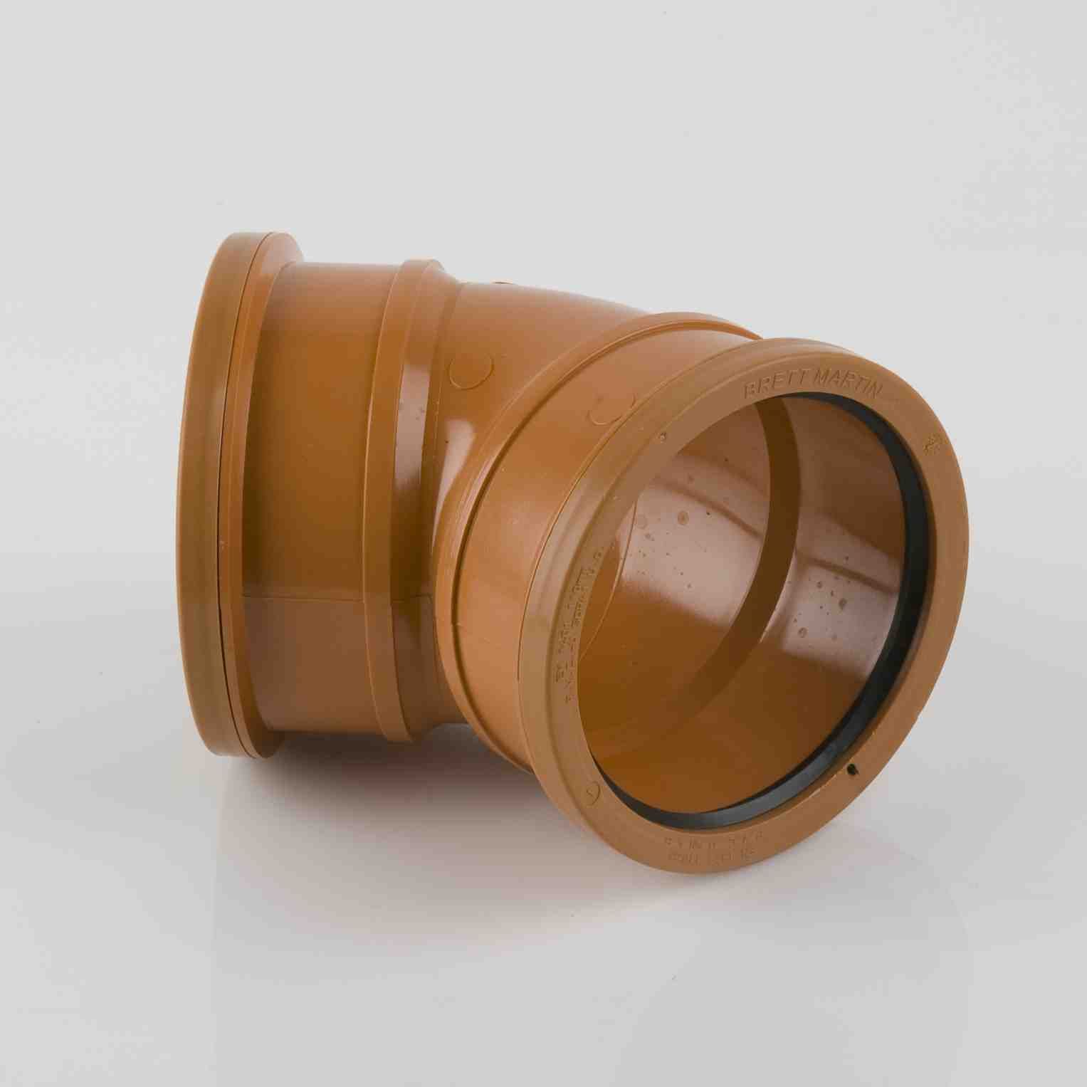 B4041 - Bend Double Socket 110mm X 45 Deg - Image 1