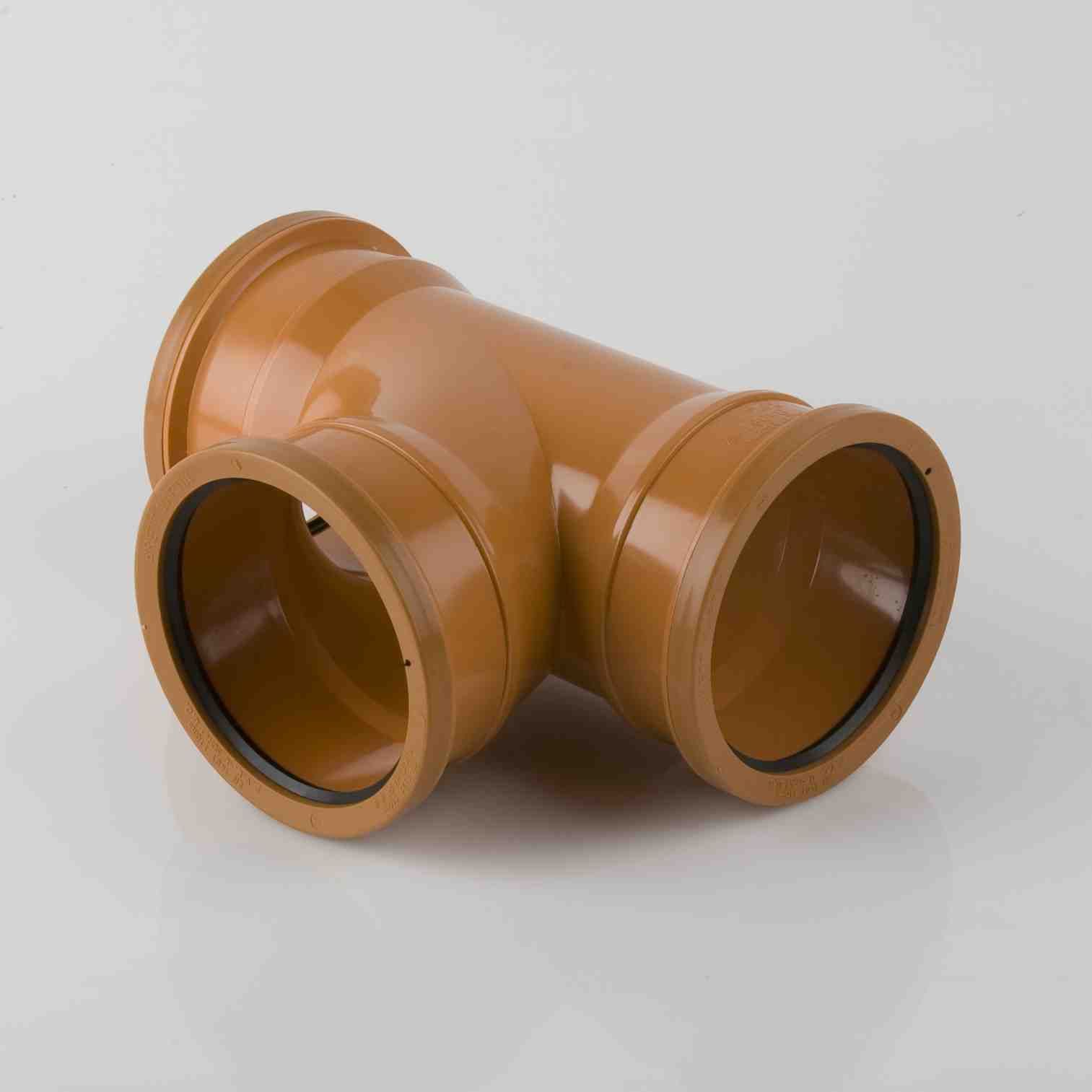 B4081 - Triple Socket Branch 110mm X 110mm X 87.5 Deg (T) - Image 1