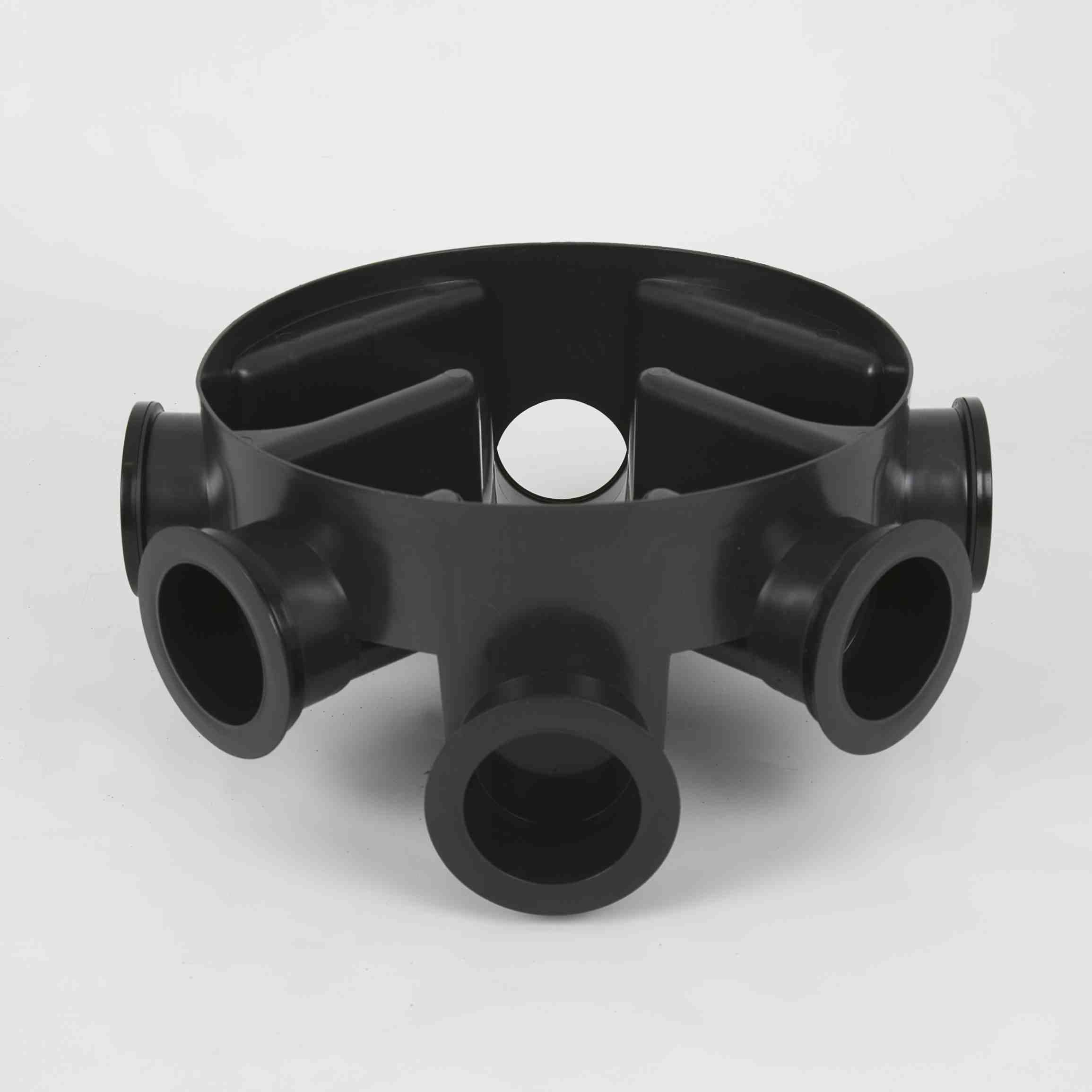 B5494 - 450mm Dia Inspection Chamber Base 110mm (Inc 3 Plug) - Image 1