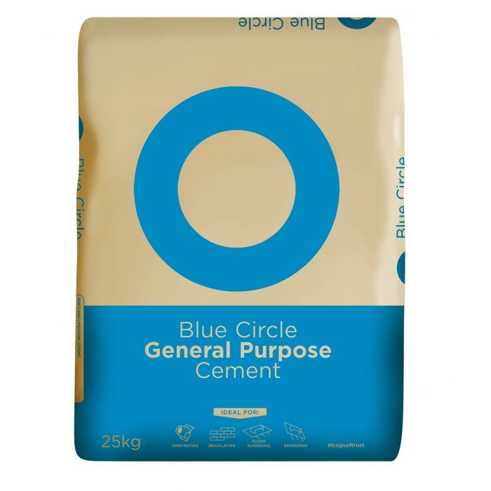 Blue Circle General Purpose Cement (Paper Bag) 25KG - Image 1