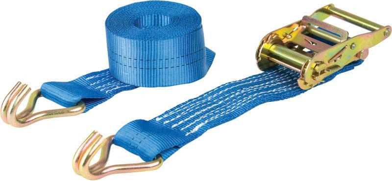 Warrior Ratchet Strap 3 tonne with Claw Hooks 4m - Image 1