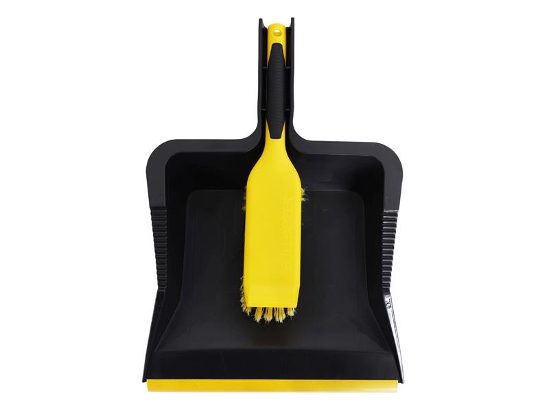 BULLDOZER Heavy-duty Dustpan and Brush Set. - Image 1