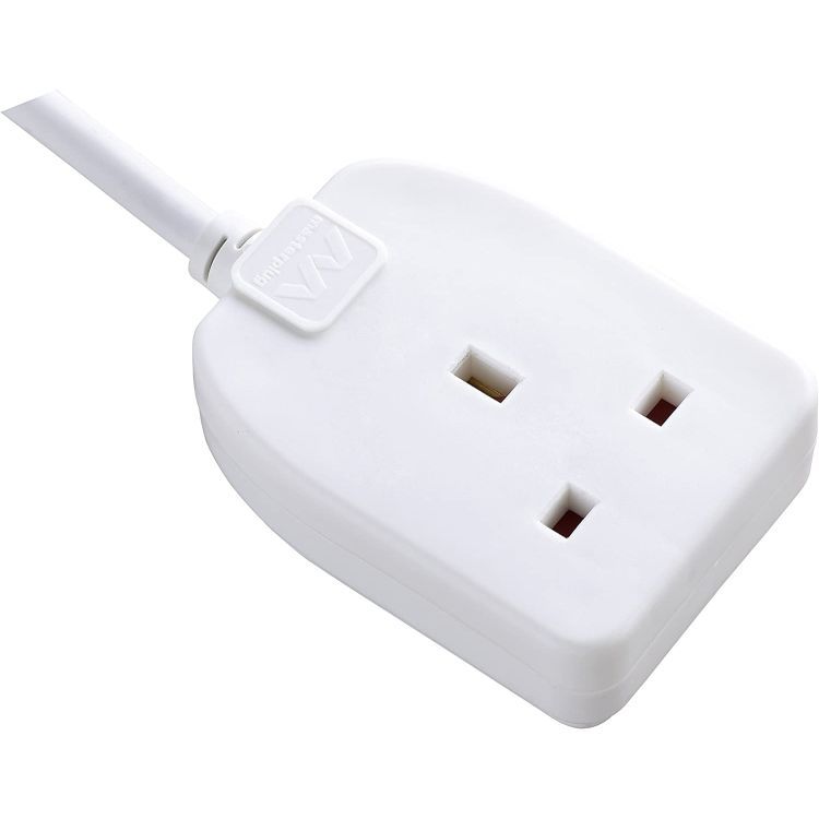 Masterplug 10m 1 Gang Extension Lead White - Image 1