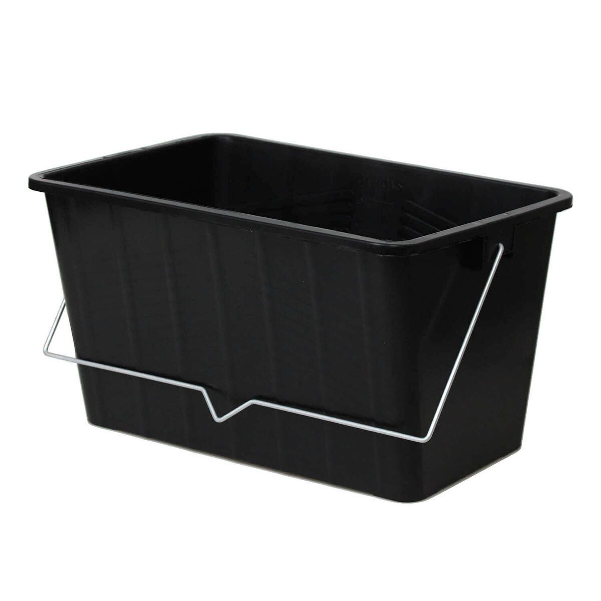 15L BLACK PLASTIC SCUTTLE - Image 1