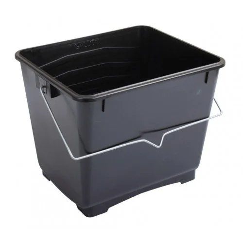 5L BLACK PLASTIC SCUTTLE - Image 1