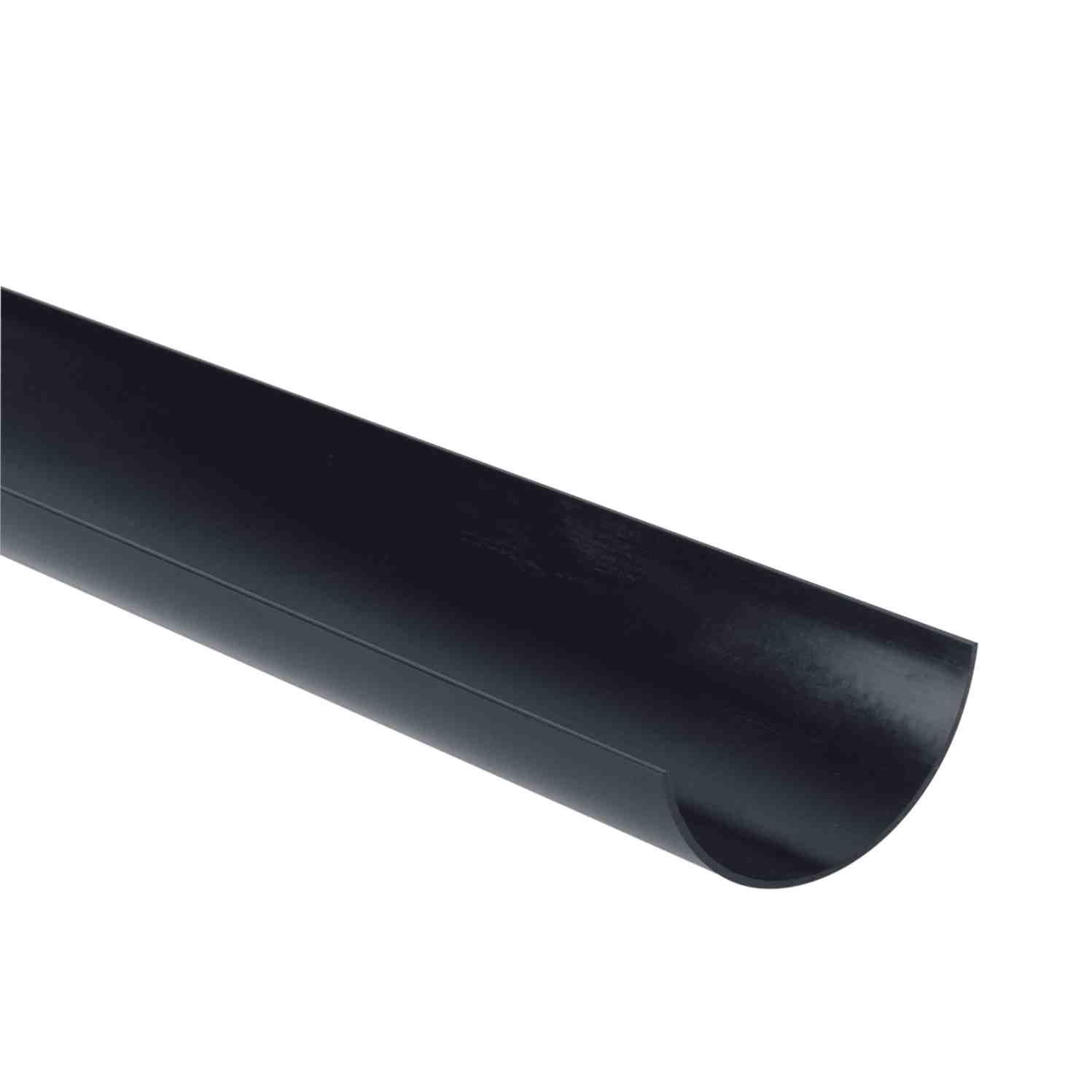 BR042B - Roundstyle 112mm X 4M Gutter Black - Black - Image 1