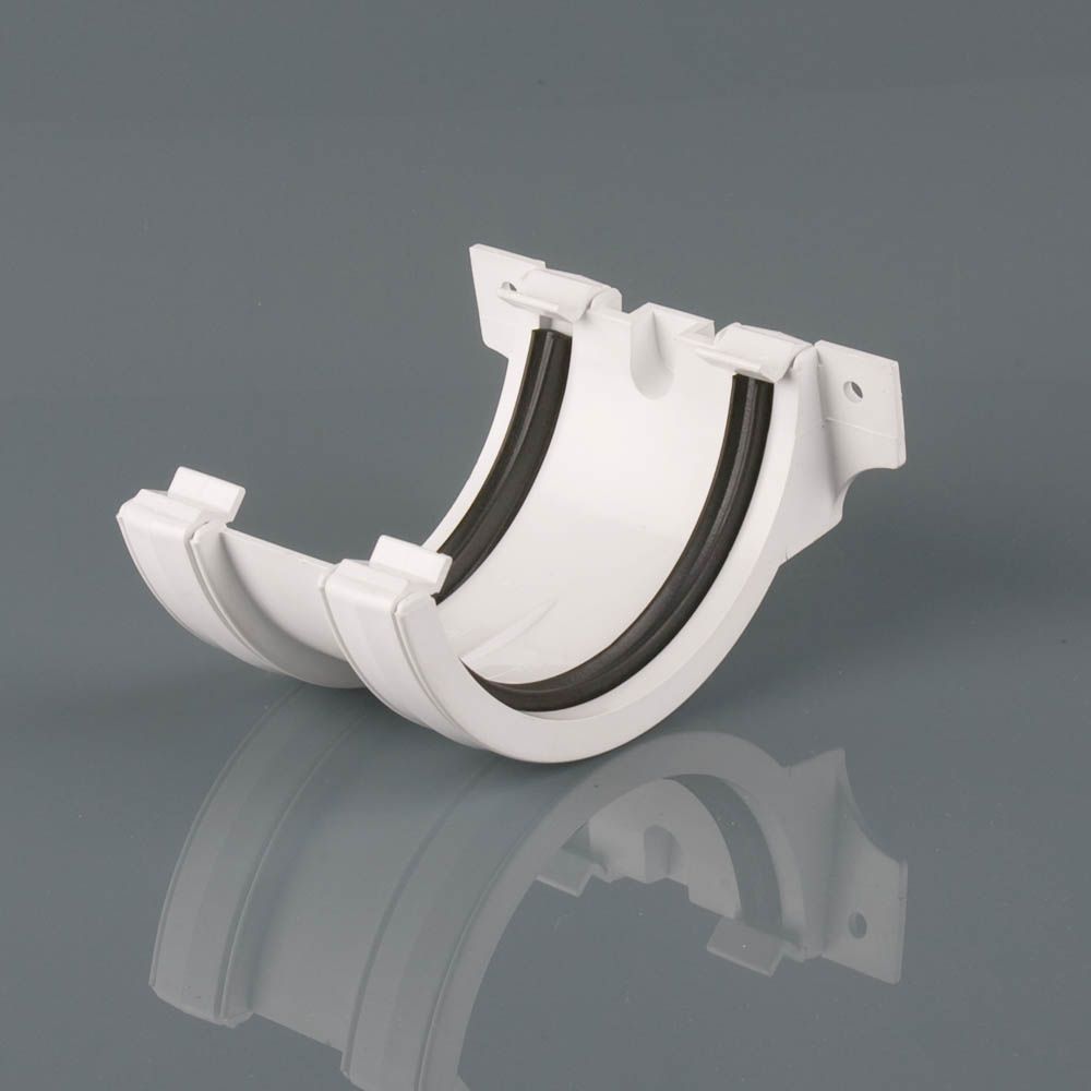 BR044A - Roundstyle 112mm Gut.Joint.Brk - Arctic White - Image 1