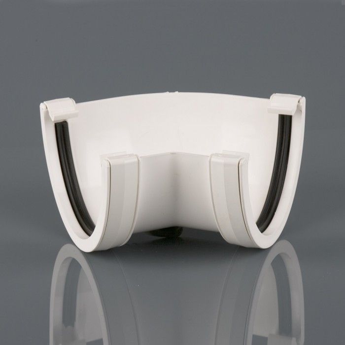 BR079A - Deepstyle 135 Deg Gutter Angle - Artic White - Image 1