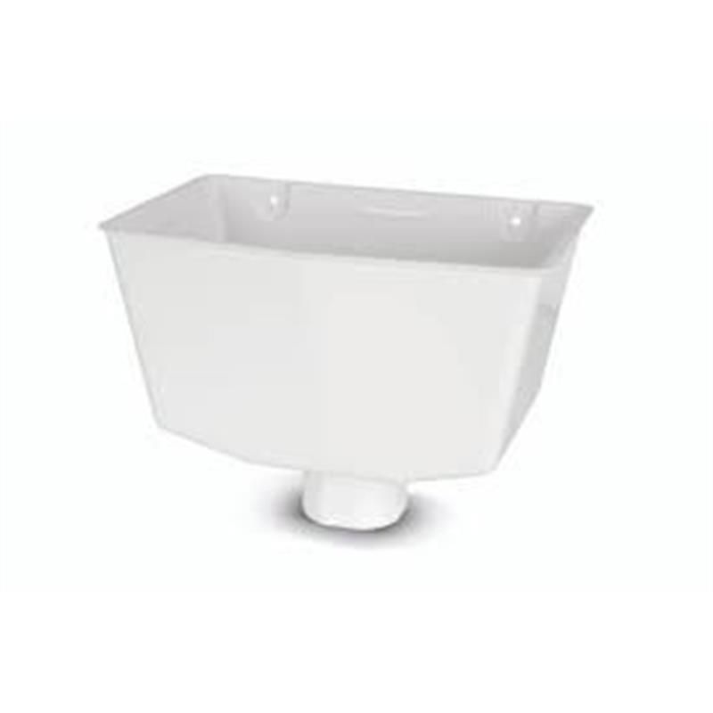 BR311W - 68mm Round / 65mm Square Downpipe Head White - Image 1