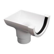 BR456A - Roundstyle 112Mm Stopend Outlet Artic White - Image 1