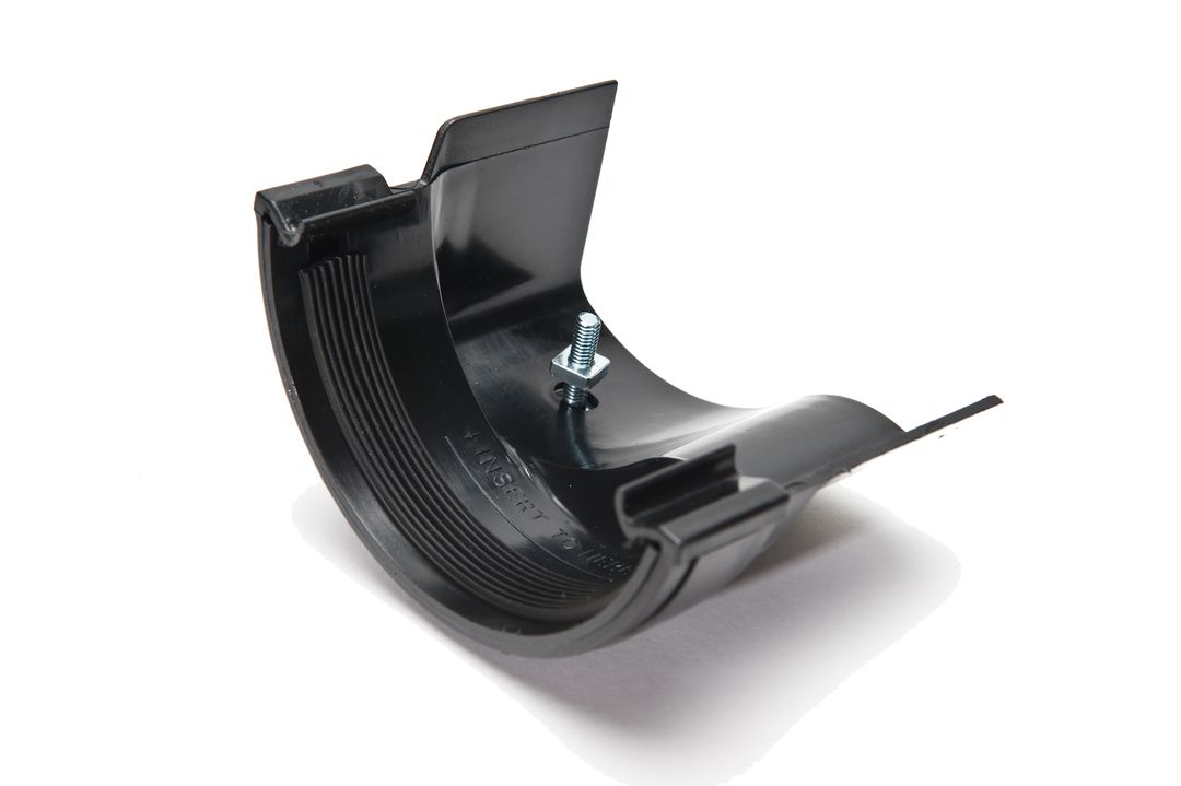 BR492B - 112mm Rh Conn To Ogee - Black - Image 1