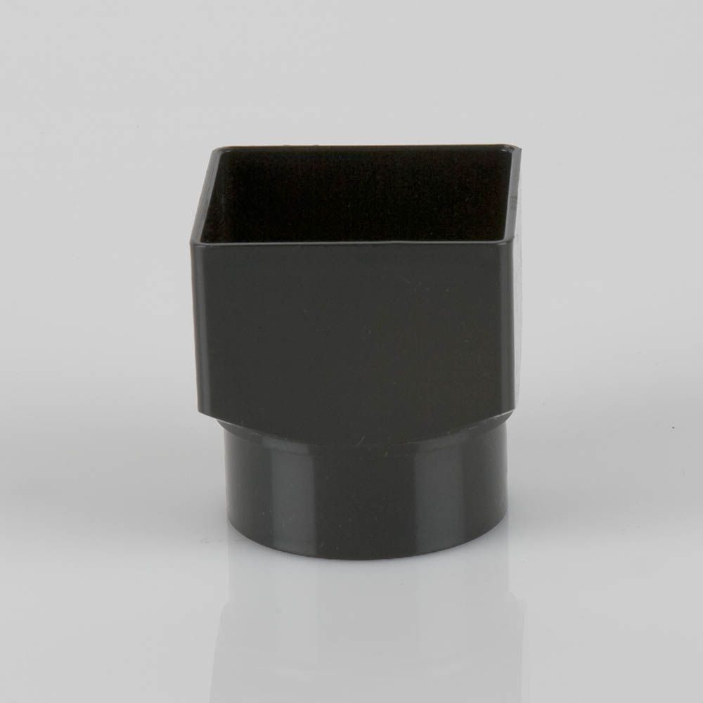 BR517B - 65mm Square To Round Adaptor - Black - Image 1